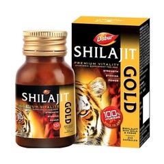 Shilajit Gold 20cap. 100% Ayurvedic For Power,Stamina,Strength,Counter Weakness