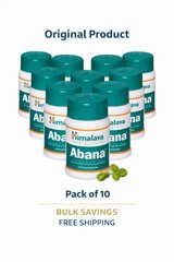 Himalaya Abana Tablets 60 Tabs x10 Herbal Heart Wellness Support Free shipping
