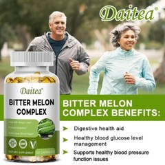 Organic Bitter Melon Complex Extract 120 Capsules – Blood Sugar Support 2500mg