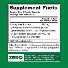 Extra Strength Astragalus Root 20:1 Extract 5000mg – Immune Support,Energy Boost