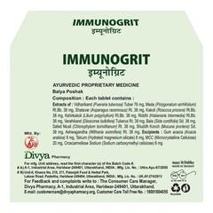 IMMUNOGRIT Tablets (60tab) Herbal Ayurvedic Immunity Wellness l631