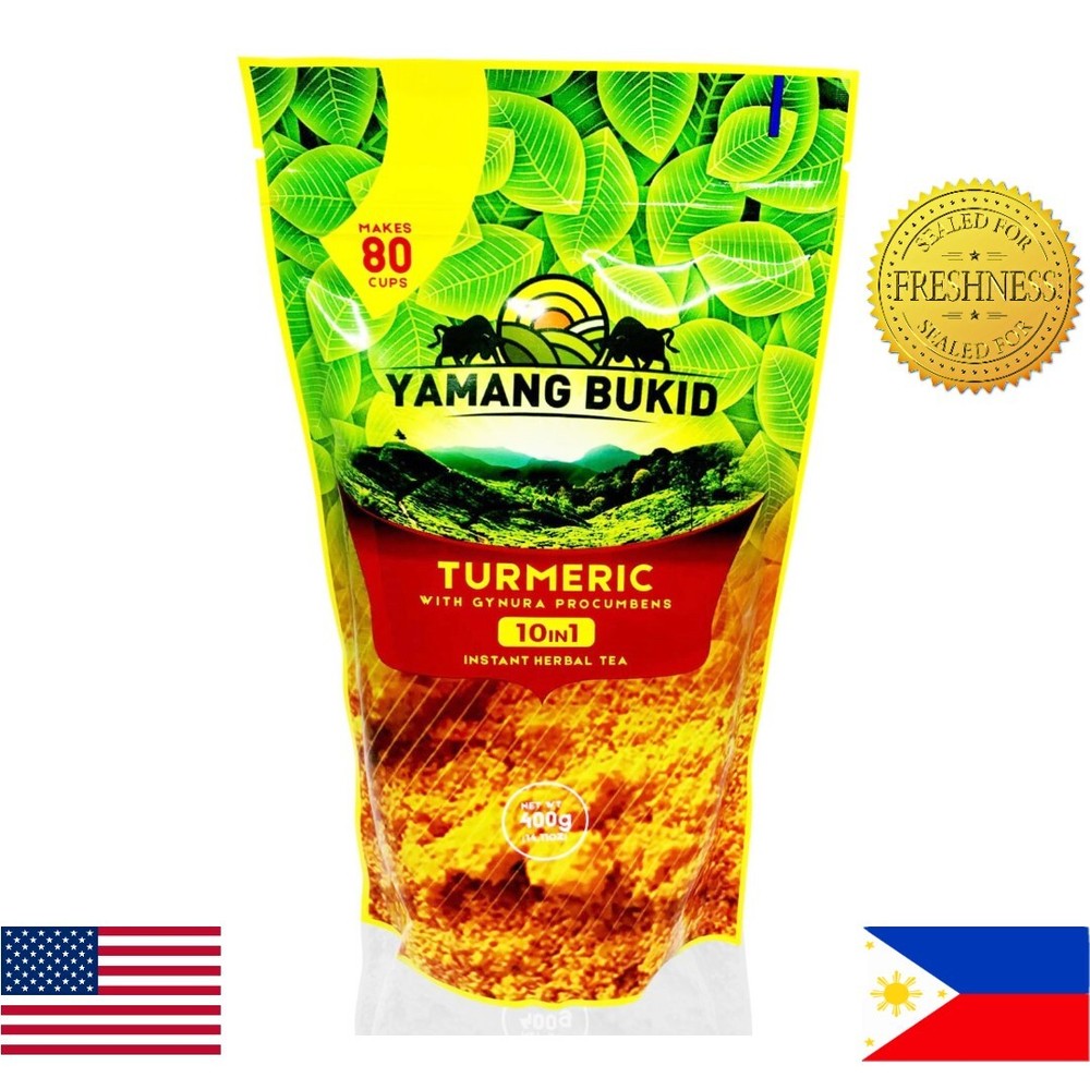 YAMANG BUKID TURMERIC 10 IN 1 INSTANT HERBAL TEA 400 GRAMS