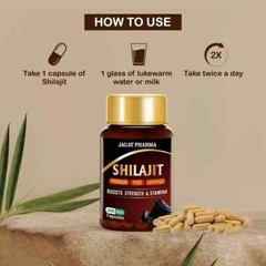Himalayan Premium Pure Shilajit Certified Cap (60 Caps) IMPROVES VIGOR-VITALITY