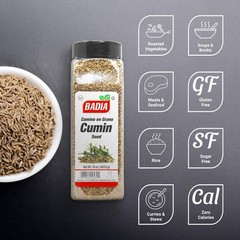 Badia Cumin Seeds, 16 oz – Whole Comino Seeds for Cooking & Seasoning