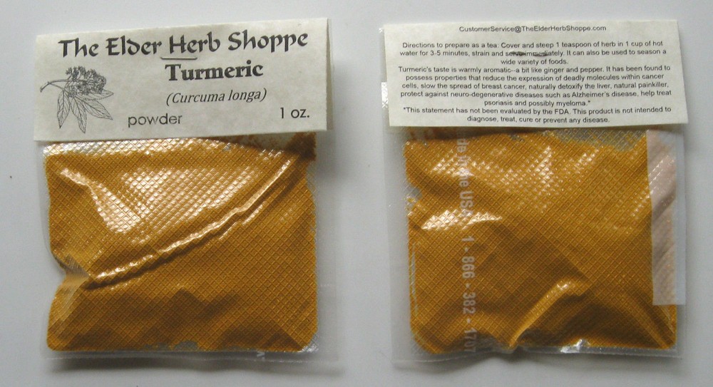 Turmeric Powder 1 oz -The Elder Herb Shoppe