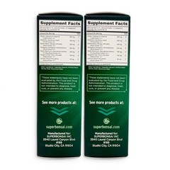 Super Lungs Liquid Drops 2oz Daily Lung Cleanse & Support Supplement Set Of 2