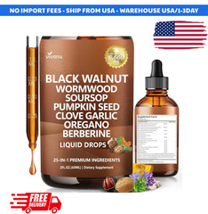 Parasite Cleanse Tincture/Extract-Wormwood,Black Walnut Hull, Clove,Best Quality