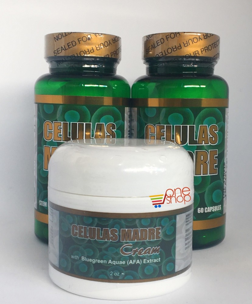 Celulas Madre 120 Capsules Stem Cell Cream Biomatrix Bioxtron Bacterium Regenex