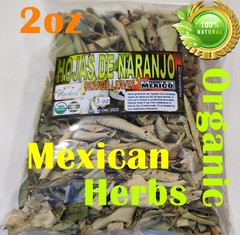 Orange leaves Organic Orange leaves 2oz all natural mexican herbs!!!