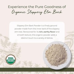 Quality Slippery Elm Bark Powder – 4oz Organic Herb Tea Enhancer