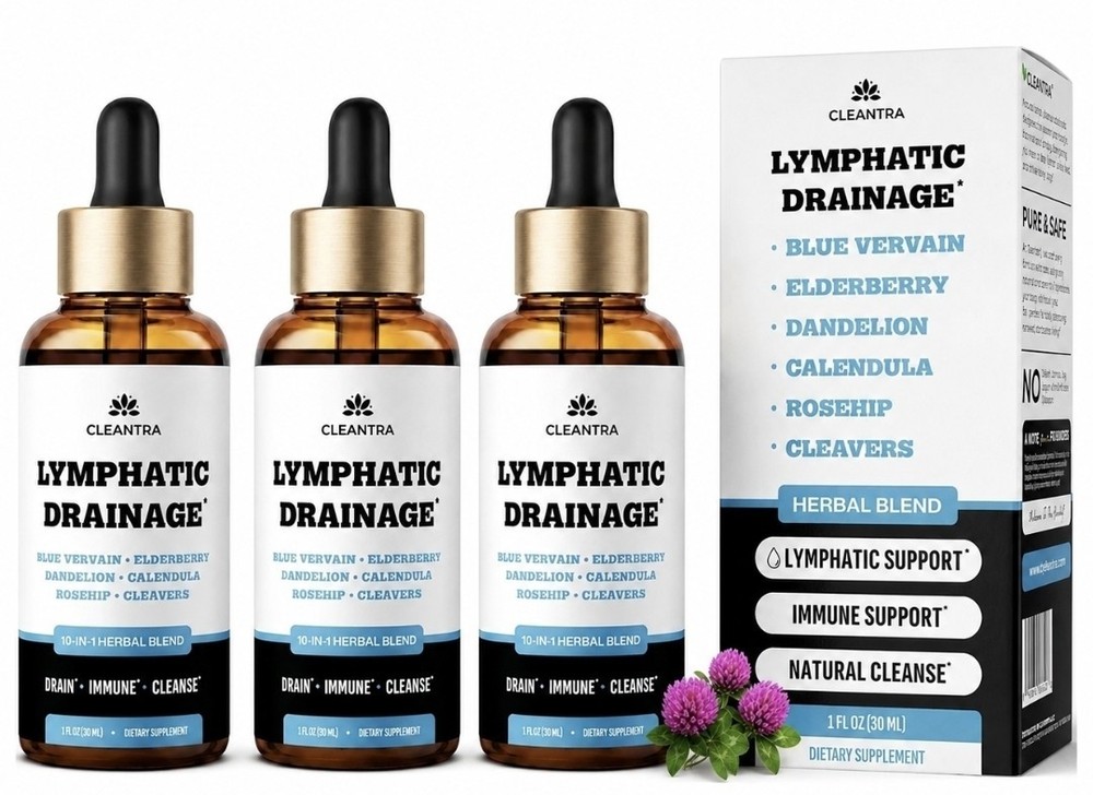 ~3PK.~Lymphatic Drainage Drops – Supplement for Lymphatic Support & Detox