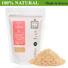 100% Natural Rice Bran Powder 300g Organic Powder Brightening Skin Care 볶은미강가루