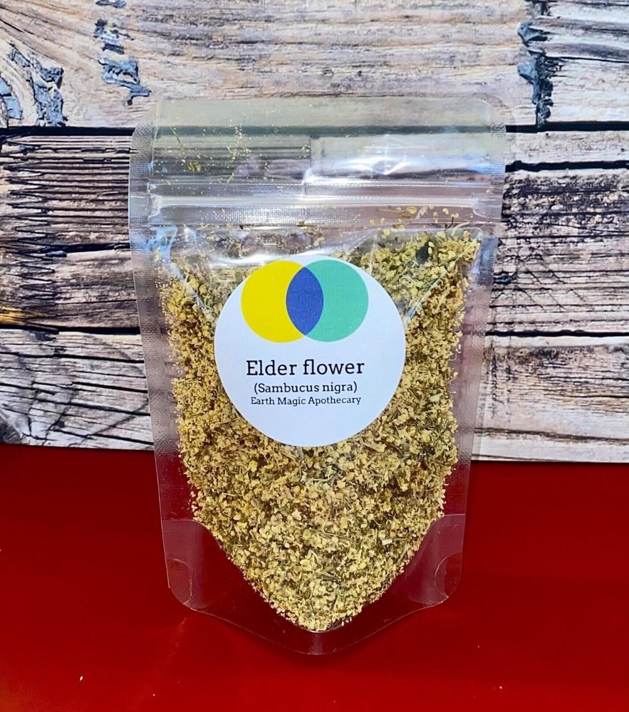 Elderflower Organic, 1oz, 2oz, 4oz, Herbalism Natural Bulk Herbs