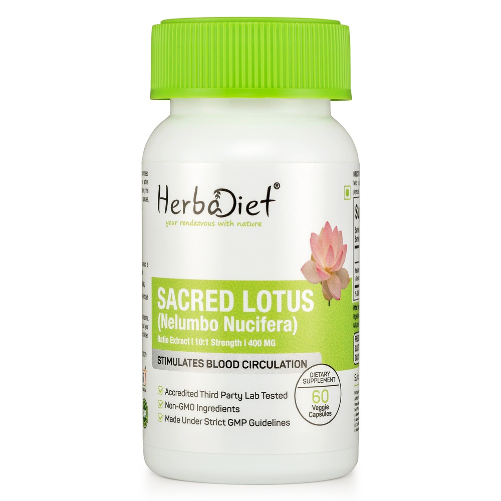 Blue Lotus Extract Capsules Nelumbo Nucifera Stimulates Blood Flow Sleep Aid
