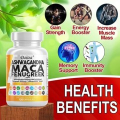Ashwagandha Maca Fenugreek High Stamina,Harmless,Powerenergy,Sexual Health