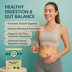 Indigestion Complex Caps 750mg-12Herbs Blends-Acidity & Reflux Relief-100%Vegan