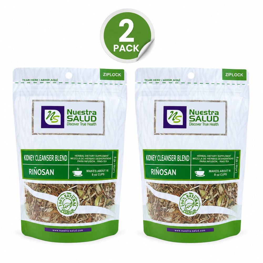 2 Pack Kidney Cleanser Blend Riñosan Tea Herbal Tea 80g Total Natural Infusion