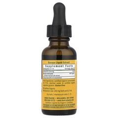 Herb Pharm Bacopa Whole Herb 1 fl oz 30 ml Gluten-Free, Organic