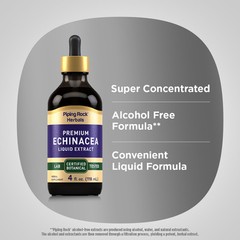 Echinacea Tincture Drops | 4 fl oz | Liquid Extract | Non-GMO | by Piping Rock
