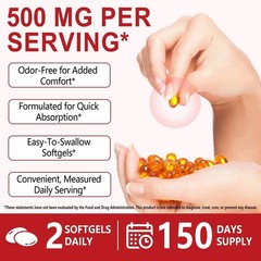Odorless Aged Garlic Extract Capsules 300 Count, 500mg Organic Aged Garlic