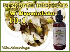 10X Quercetin Dihydrate w/ Bromelain Tincture Highest Quality 4oz