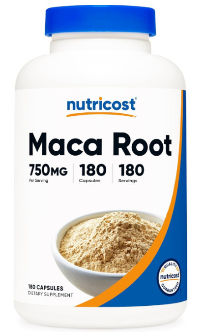 Maca Root Capsules 20000 mg 180 Pills Peruvian Maca Extract for Men and Women