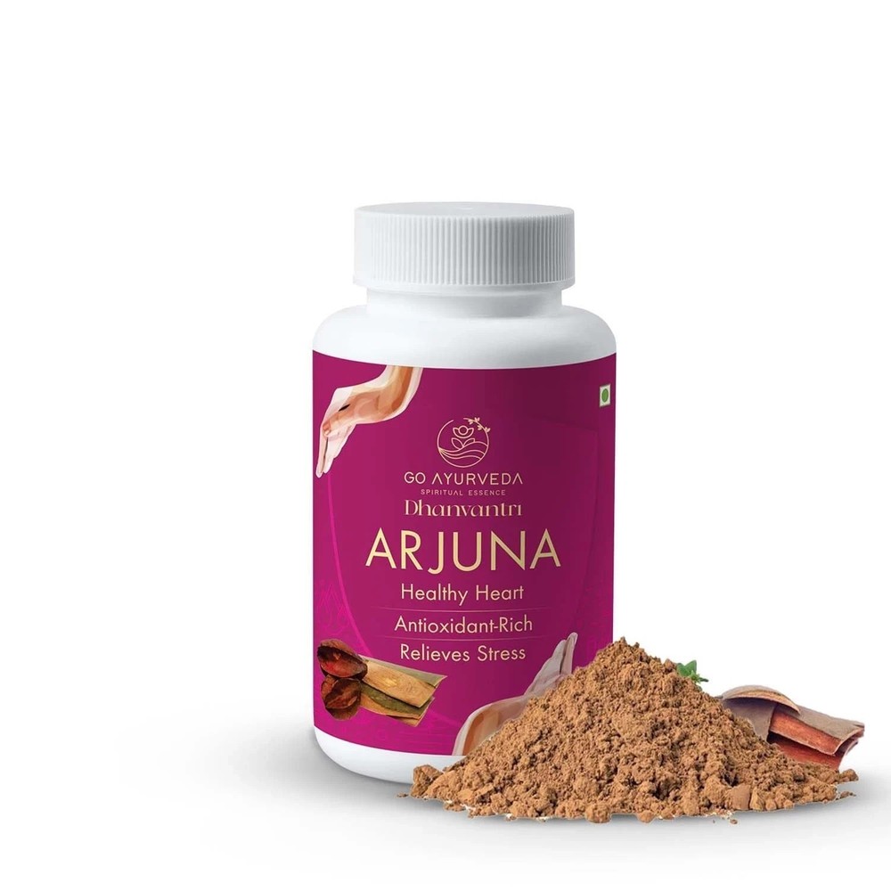 Go Ayurveda Dhanvantri Arjuna Capsules, 60 Capsules y523