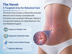 Natural Castor Navel Oil Drops Support Metabolism Liver Blood Sugar Health
