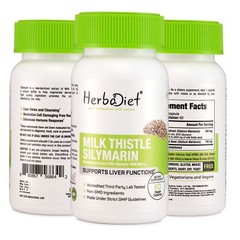 Milk Thistle Extract Silymarin 80% Veg Capsules 400mg Liver Health Detox Cleanse
