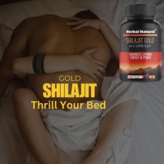 100% Pure Shilajit Gold Extremely Potent,Stamina Strength, Vitality, Vigor 60C