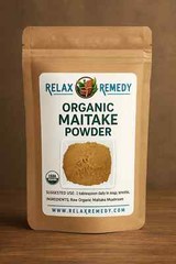 Organic Maitake Mushroom Powder – 100%, Non-GMO Grifola Frondosa, Immune Support