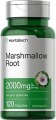 Marshmallow Root Capsules | 2000mg | 120 Count | Non-GMO | by Horbaach