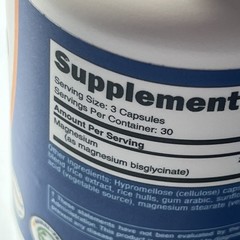 Nutricost Magnesium Glycinate Capsules (90 Capsules, 210 mg Per Serving)