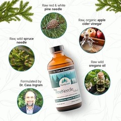 PURELY WILD Raw Pine Needle Extract by Dr Cass Ingram – Whole Food Liquid Sup…