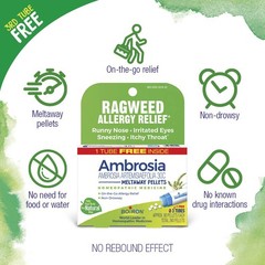 Boiron Ambrosia 30C Homeopathic Medicine for Relief from 3 Count (Pack of 1)