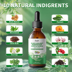 3x Parasite Cleanse Tincture/Extract-Wormwood, Black Walnut Hull, Clove 60ML