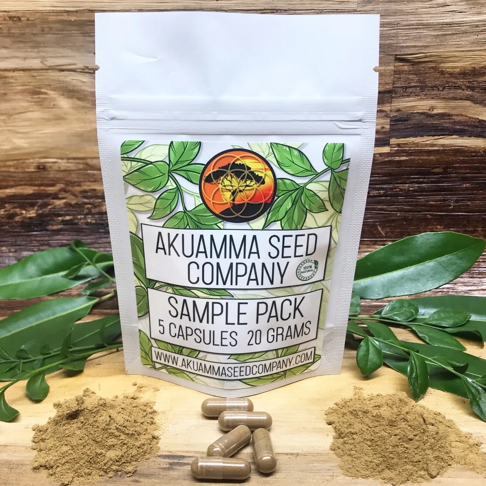 Akuamma sample pack. 5 Capsules / 20 Grams