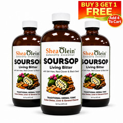 Soursop Bitters Pure 16 oz 100% Natural Detox Herb by Shea Olein