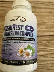 MagniRest PM Magnesium Complex Unisex 60 Capsules -2 per serv EXP 12/28 NEW