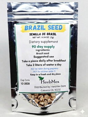 Brazil seed for 90 days supply semilla de brasil 3 months supply 100% natural