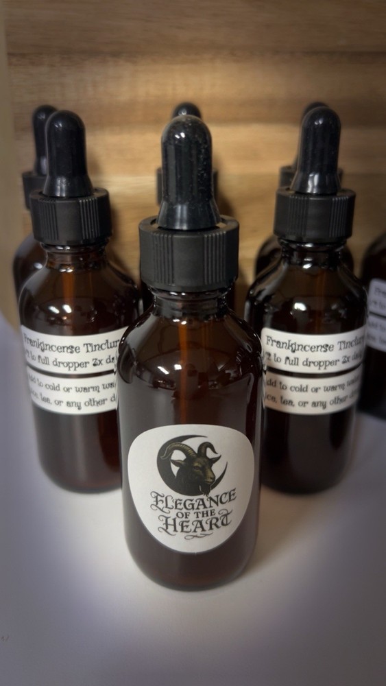 Elegance Of The Heart Frankincense Herbal Tincture Dropper Bottle Oral Remedy