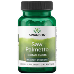 Swanson Saw Palmetto – Maximum Strength 320 mg 60 Softgels