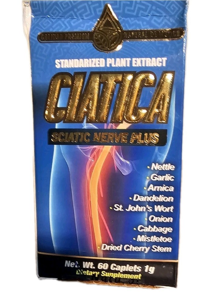 Natural De Mexico Ciatica Sciatica Nerve Plus 60 Caps Exp: 12/29