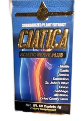 Natural De Mexico Ciatica Sciatica Nerve Plus 60 Caps Exp: 12/29