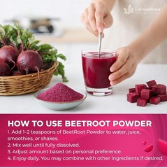 Pure & Natural 8oz Beet Root Powder – , Non-GMO, Versatile for Smoothies & Ba…