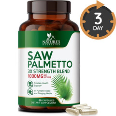 Saw Palmetto for Men 1000MG – Stinging Nettle and Pumpkin Seed Extract Prostate