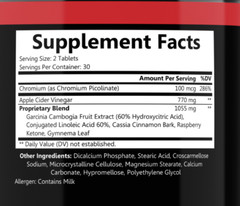 Angry Supplements Combo w/ Apple Cider Vinegar w. Gymnema and Turmeric, 4-Pack