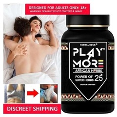 Herbal Deck Play More Powder for Men Natural Strength and Immunity Support