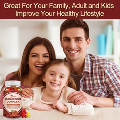 Mushroom gummies help relieve fatigue anti-inflammatory antioxidant properties