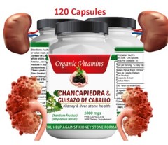Chanca Piedra 1000mg 120 capsules (Stonebreaker)Peruvian Naturals Organic growth